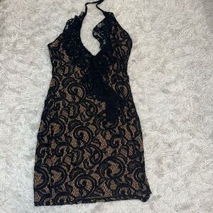 I.AM.GIA. Lace Pattern Mini Dress (Size: S)